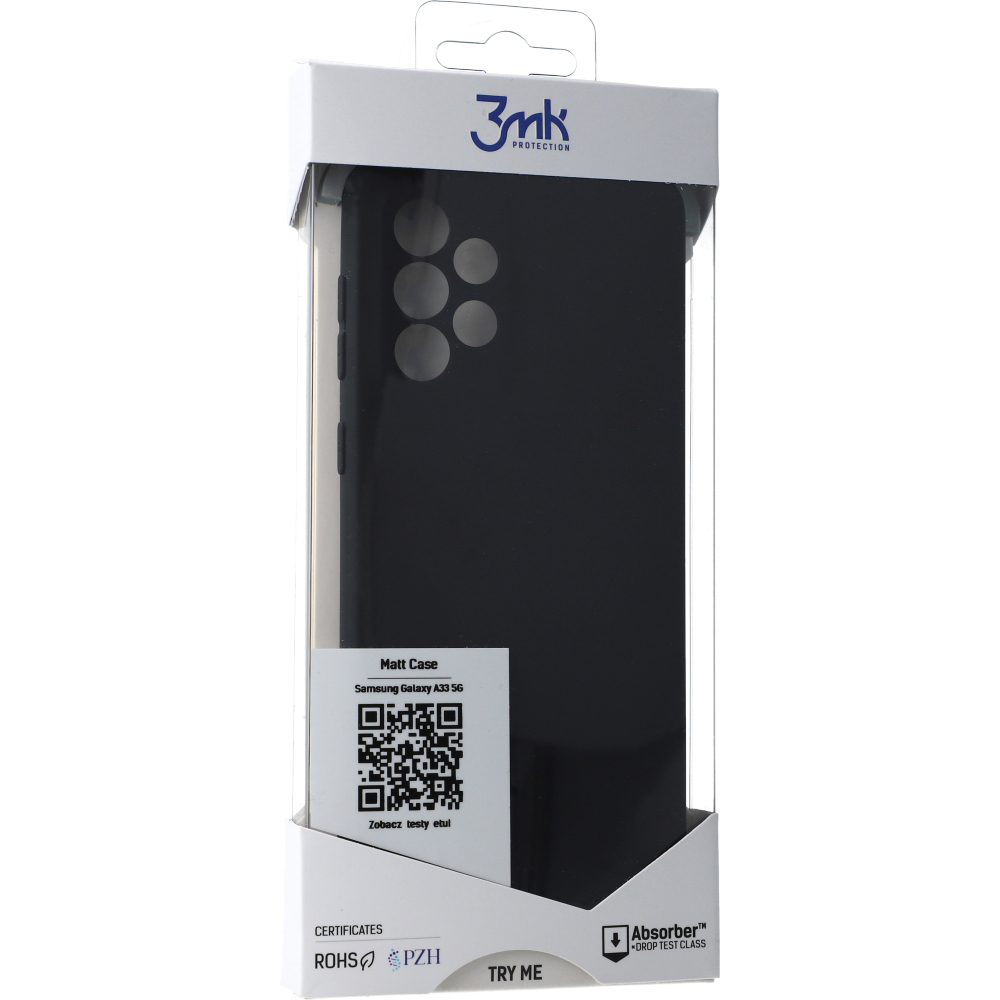 Etui 3mk Matt Case do Galaxy A33 5G, czarne